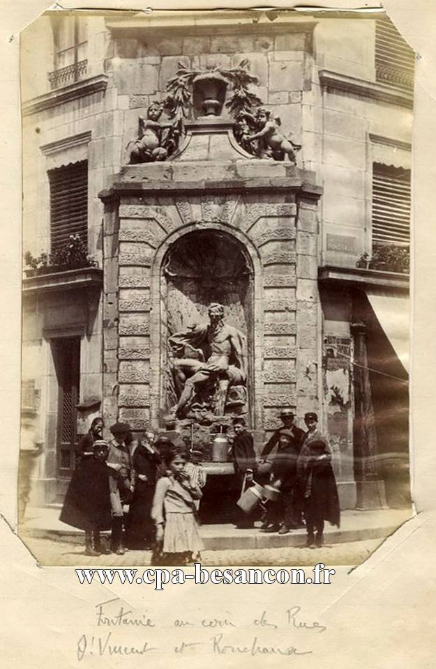 Fontaine au coin des Rues St-Vincent et Ronchaux